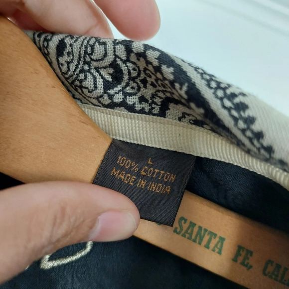 Road Paisley Button Down Shirt Size L - Picture 4 of 11